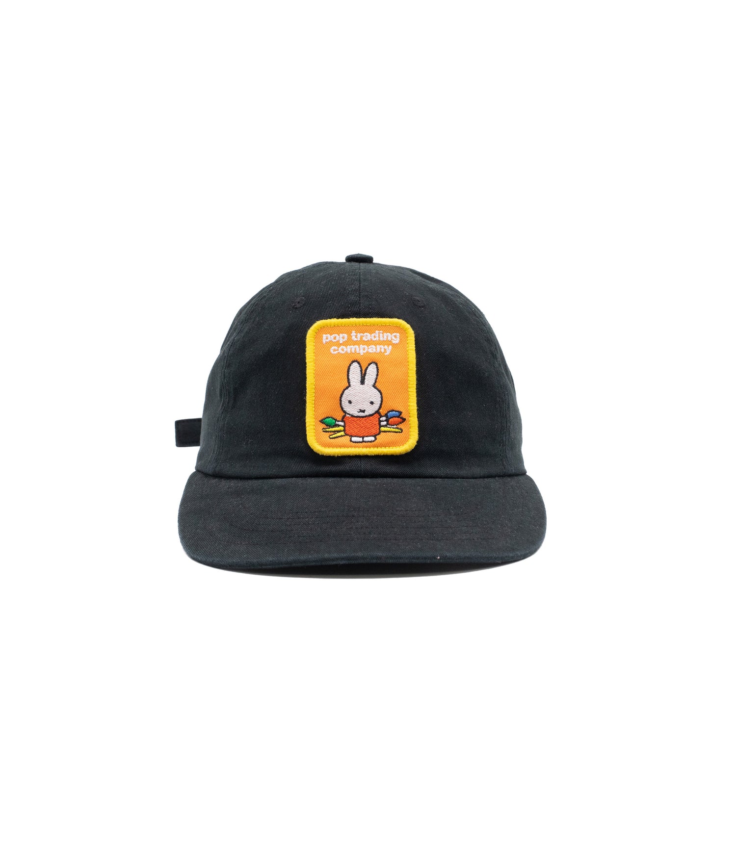 Miffy & Pop Patch Sixpanel Hat Black