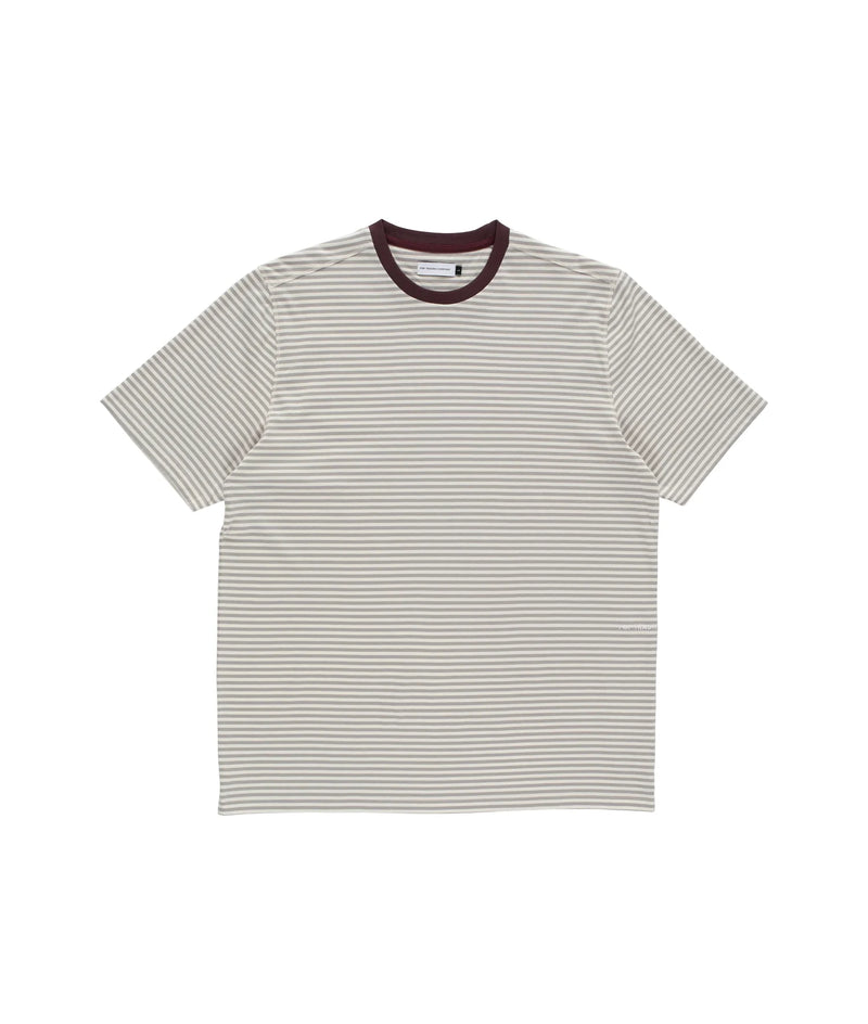 Pop Striped Logo T-Shirt Quarry