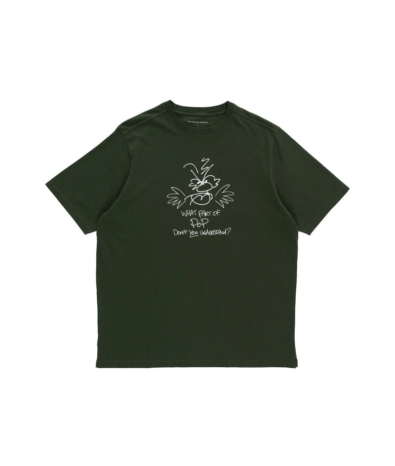 Pop Understand T-Shirt Duffel Green