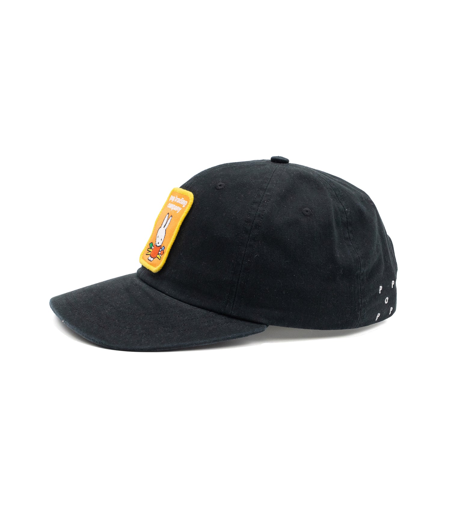 Miffy & Pop Patch Sixpanel Hat Black