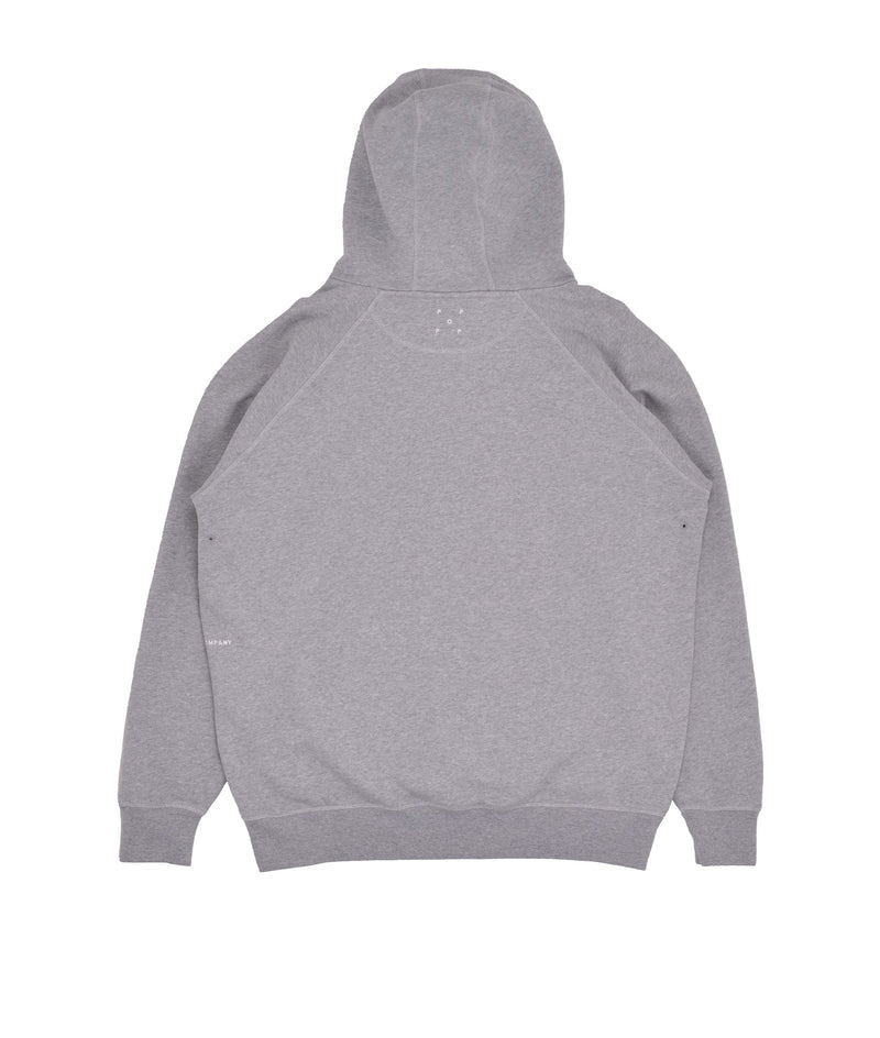 Pop Arch Hooded Sweat Light Heather Grey