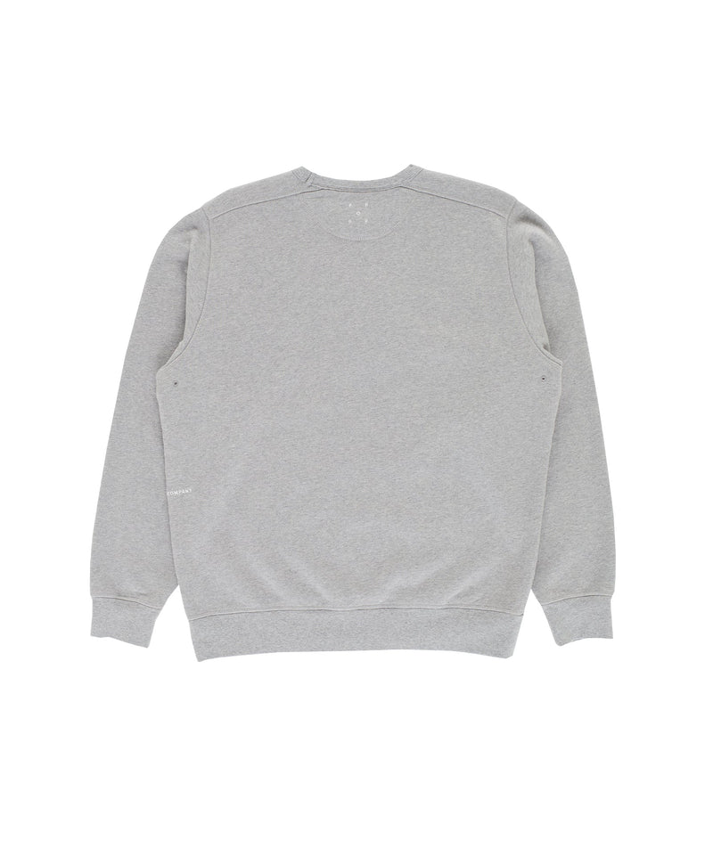 Pop Arch Crewneck Sweat Light Grey Heather