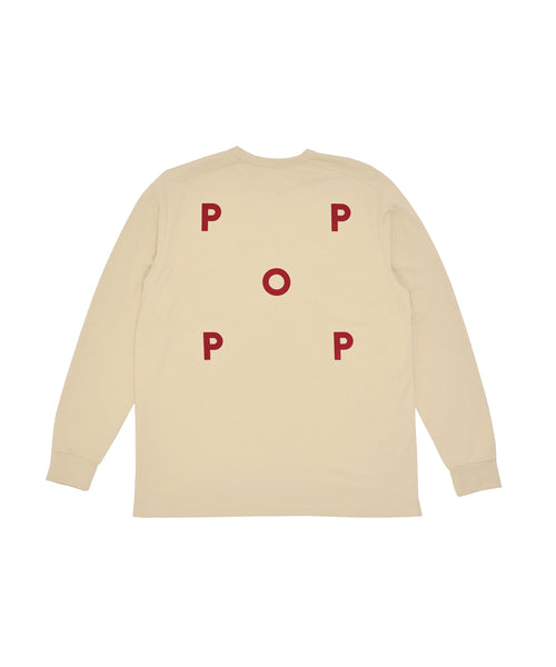 Featured Product Image Of Pop Logo Longsleeve T-Shirt White Pepper/Rio Red