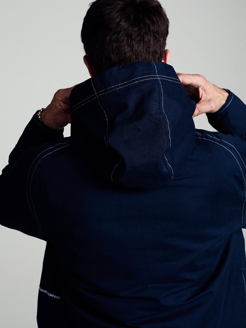 DRS Hooded Halfzip Jacket Navy