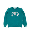 Pop Arch Crewneck Sweat Bayberry