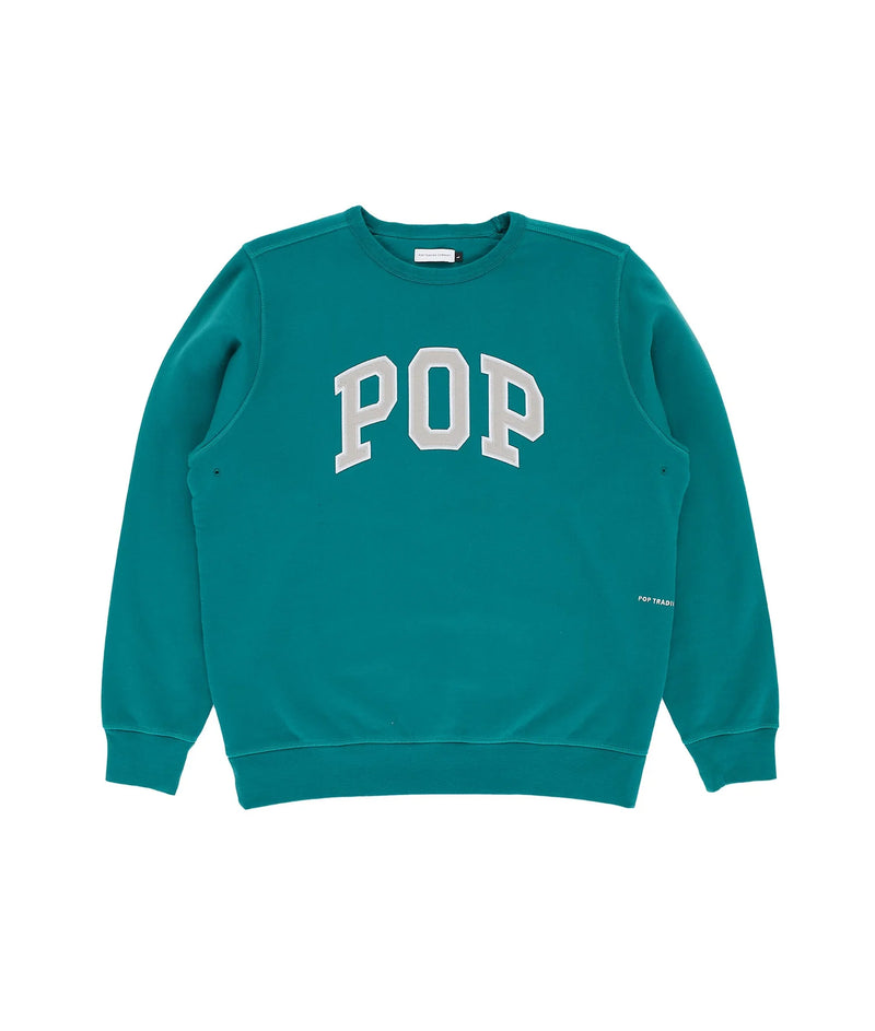 Pop Arch Crewneck Sweat Bayberry
