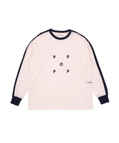 Featured Product Image Of Pop Keenan Longsleeve T-Shirt Off White/Navy