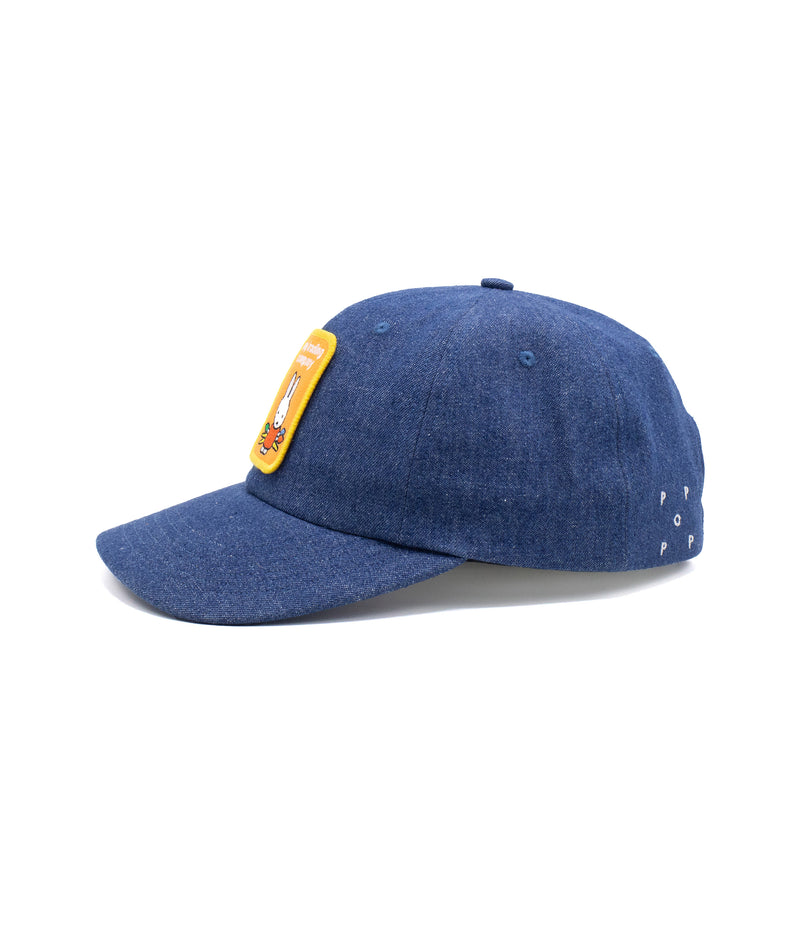 Miffy & Pop Patch Sixpanel Hat Rinsed Denim