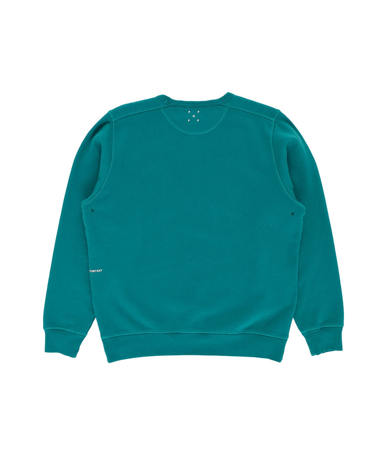 Pop Arch Crewneck Sweat Bayberry