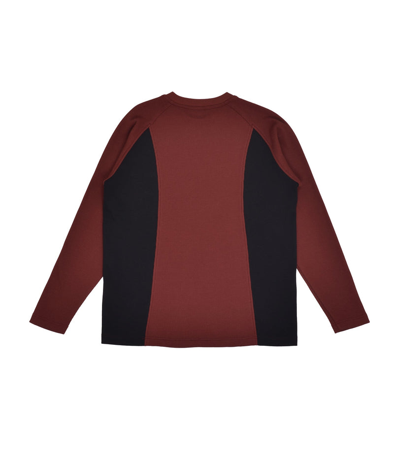 Pop Sports Waffle Longsleeve t-shirt Fired Brick