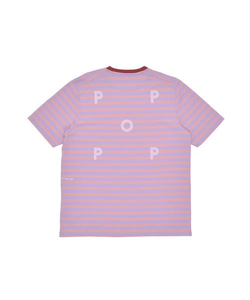 Featured Product Image Of Pop Striped Logo T-Shirt Zephyr/Viola