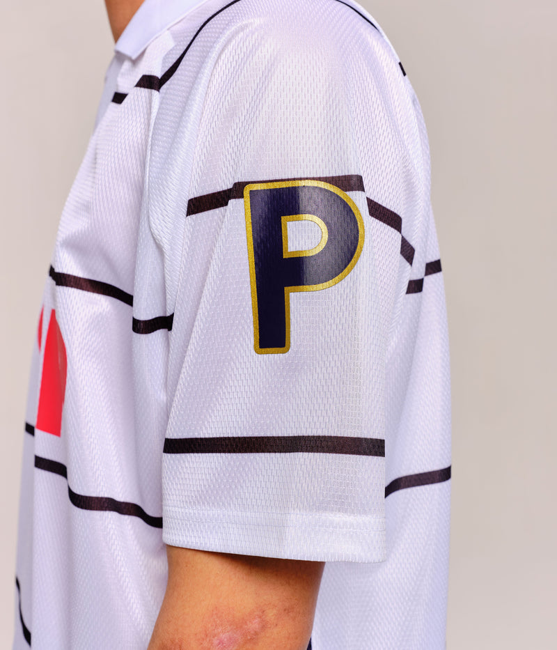 Pop Sportif Shortsleeve Shirt White/Black