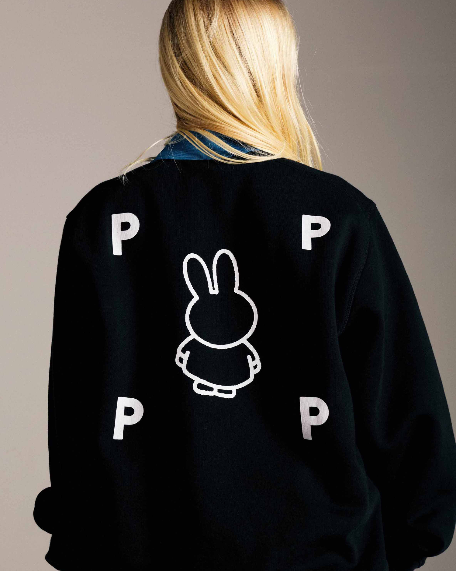 Miffy & Pop FS BS Crewneck Sweat Black