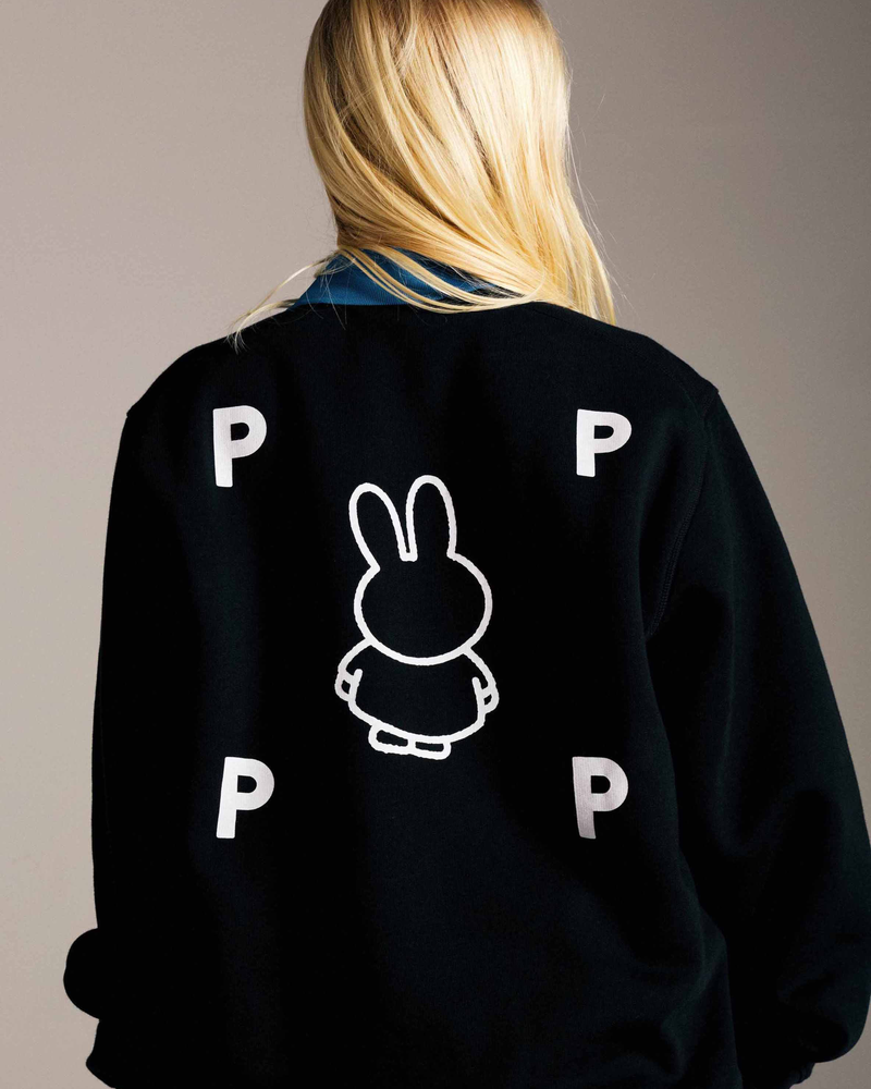 Miffy & Pop FS BS Crewneck Sweat Black