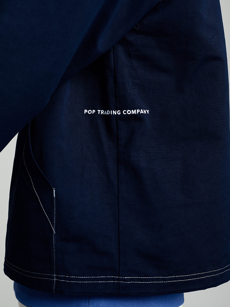 DRS Hooded Halfzip Jacket Navy