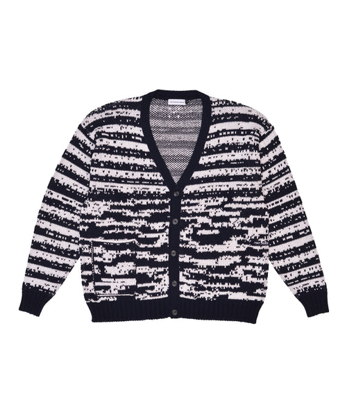 Featured Product Image Of Pop Gilles de Brock Knitted Cardigan Navy/Off White