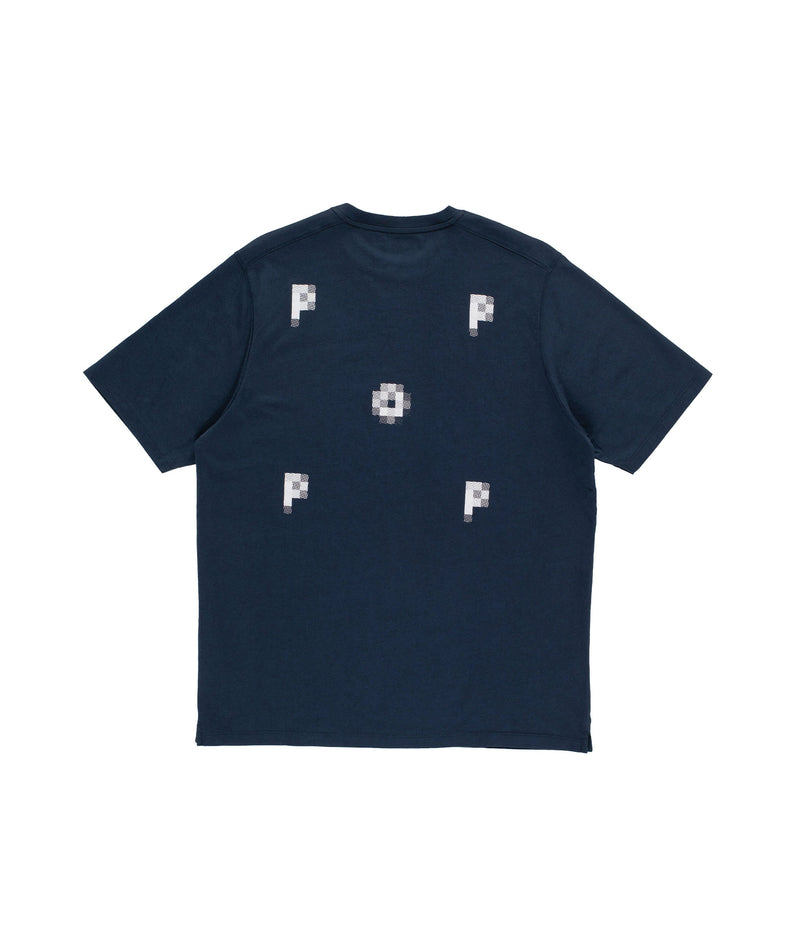 Pop Pixel Logo T-Shirt Navy