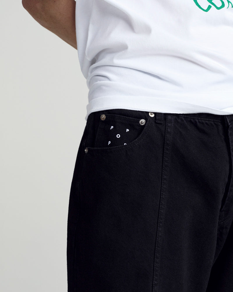 DRS Denim Seam Pants Washed Black Denim