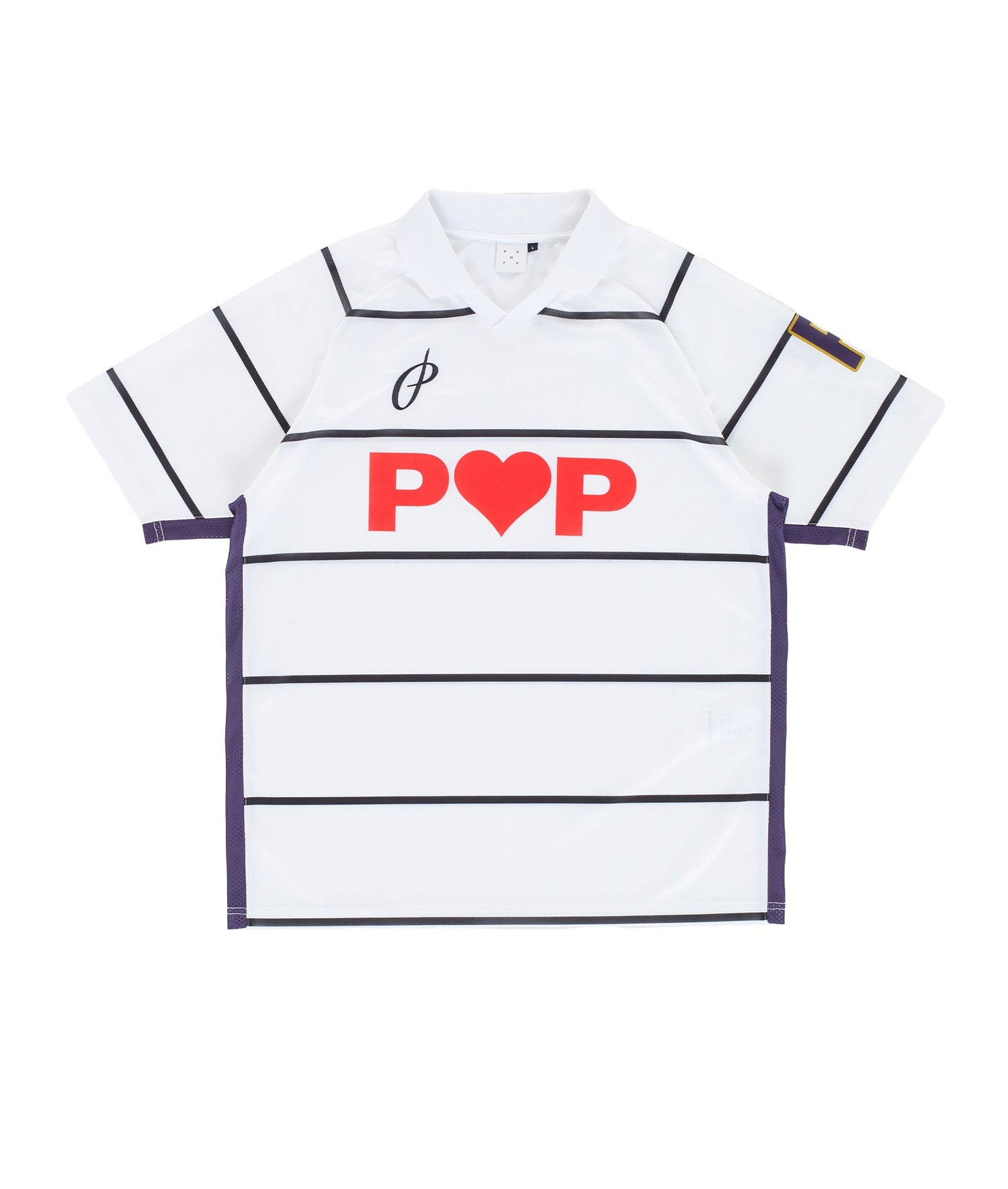 Pop Sportif Shortsleeve Shirt White/Black
