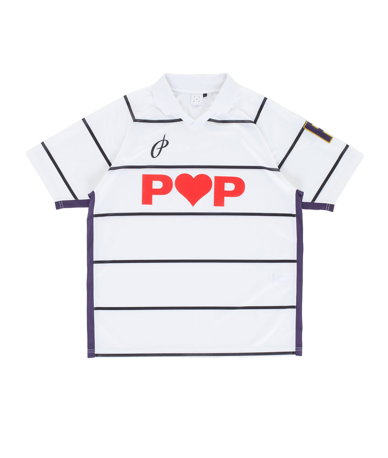 Pop Sportif Shortsleeve Shirt White/Black