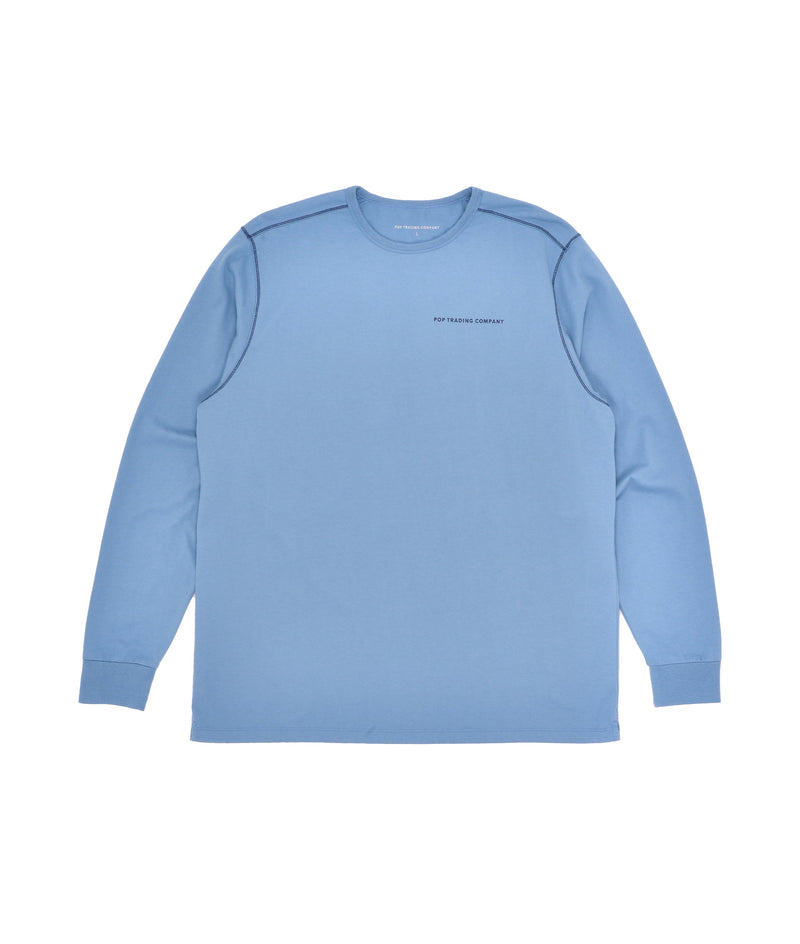 Pop Logo Longsleeve Blue Shadow/Navy