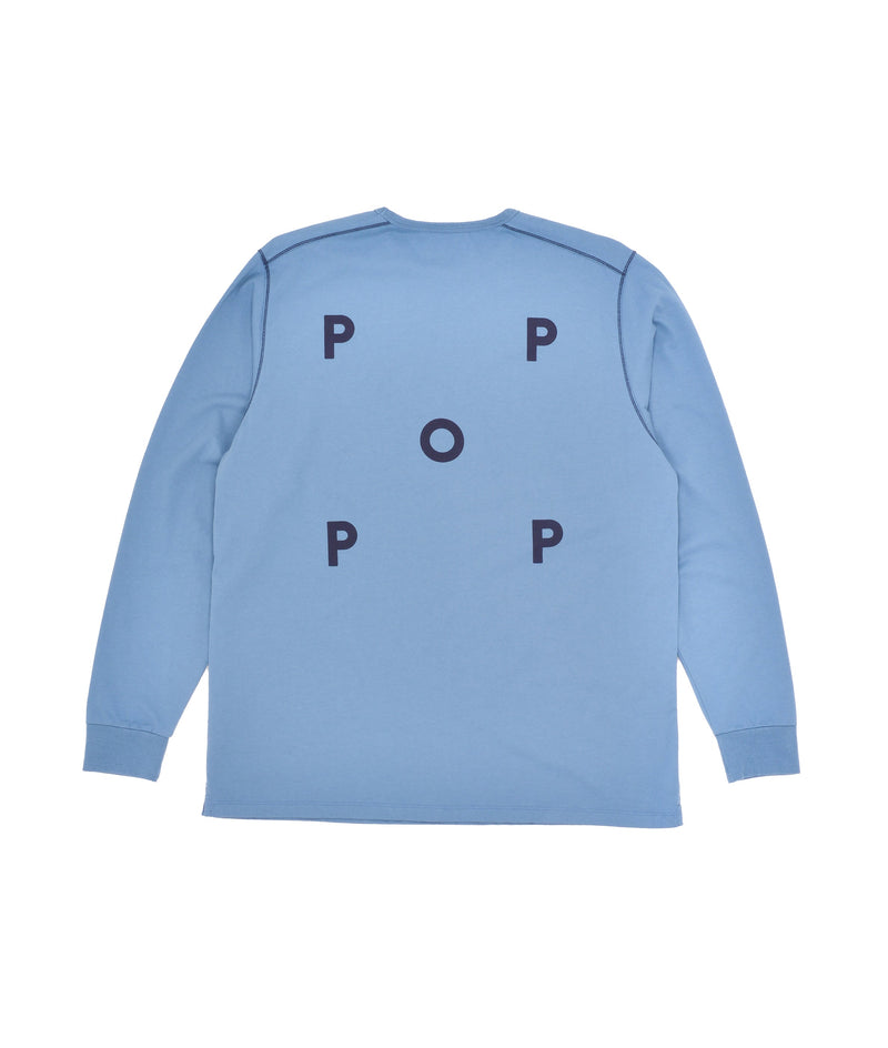 Pop Logo Longsleeve Blue Shadow/Navy