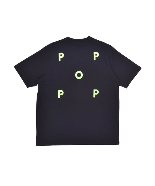Featured Product Image Of Pop Logo T-Shirt Black/Jade Lime