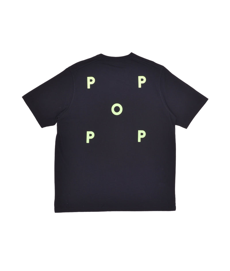 Pop Logo T-Shirt Black/Jade Lime