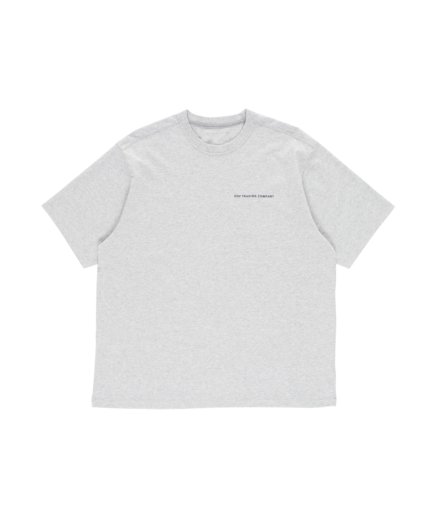 Stencil Logo T-Shirt Heather Grey