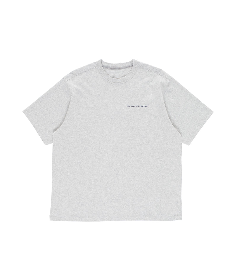 Stencil Logo T-Shirt Heather Grey