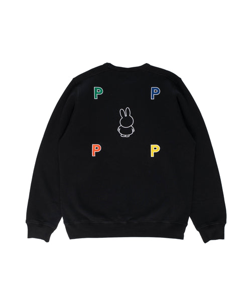 Featured Product Image Of Miffy & Pop Exclusive Embroidered Logo Crewneck Sweat Black