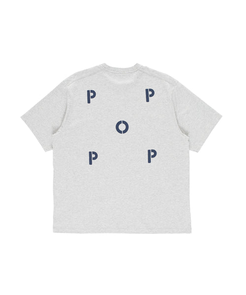 Featured Product Image Of Pop Stencil Logo T-Shirt Heather Grey