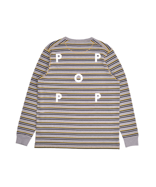 Featured Product Image Of Pop Striped Longsleeve T-Shirt Drizzle