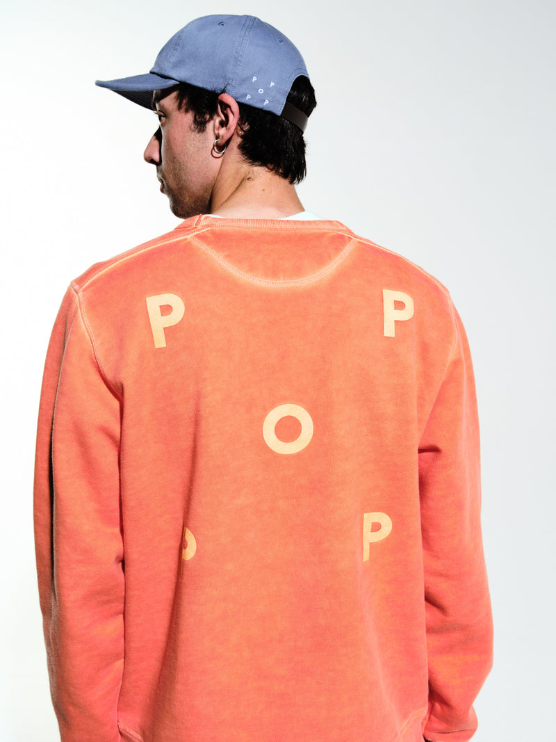 Pop Logo Crewneck Sweat Island Poppy