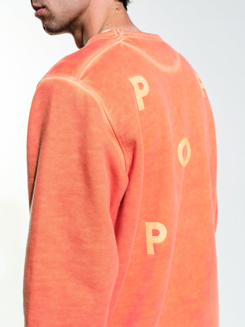 Pop Logo Crewneck Sweat Island Poppy