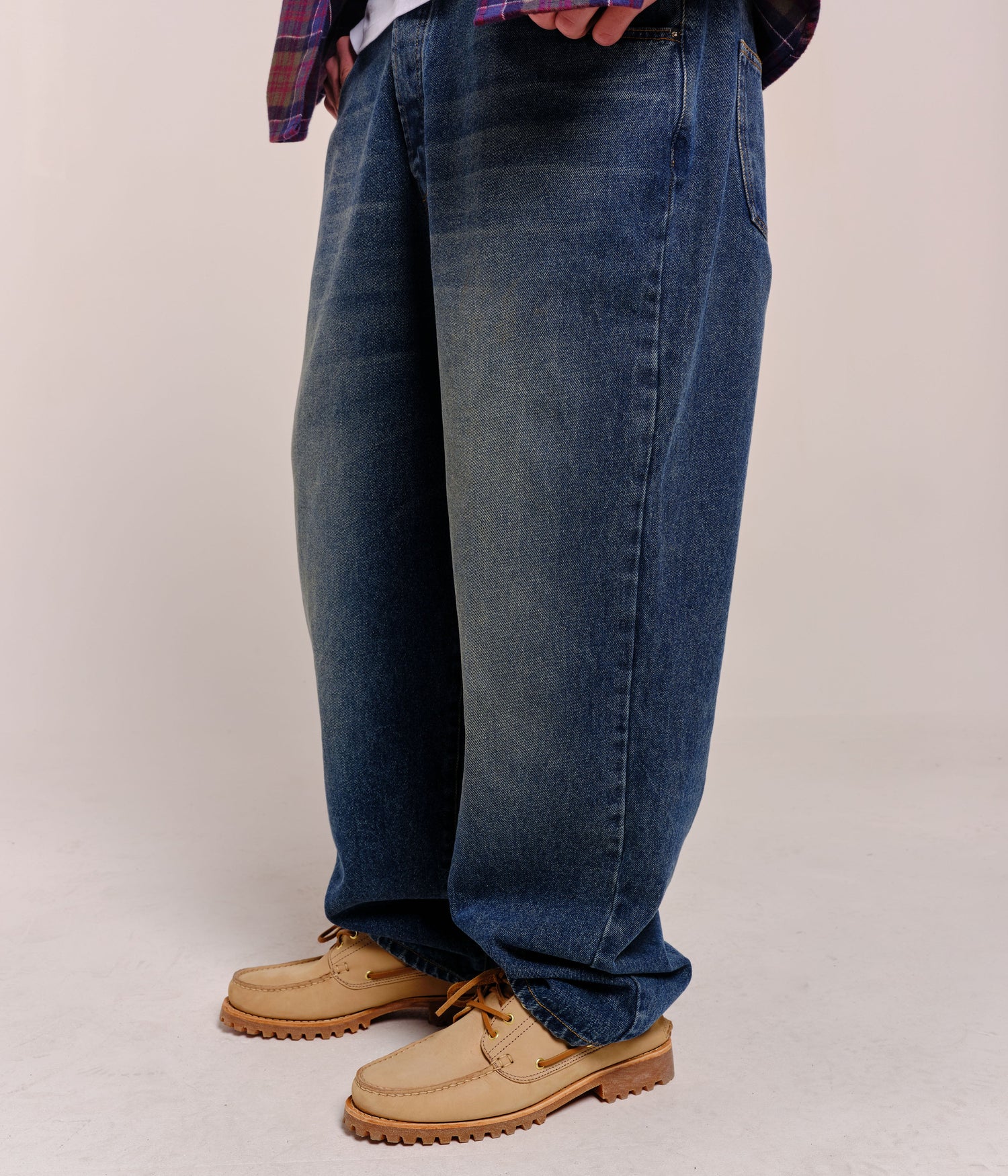 Pop DRS Arch Pants Washed Denim