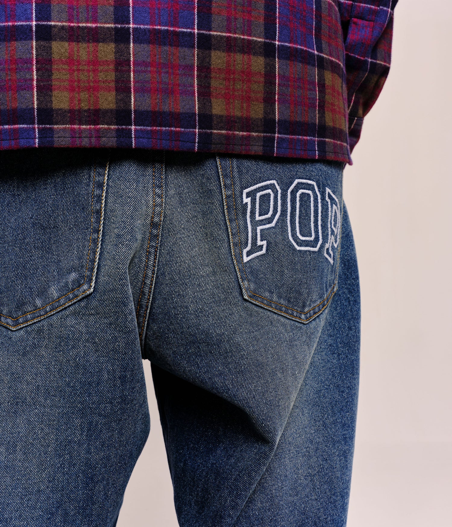 Pop DRS Arch Pants Washed Denim
