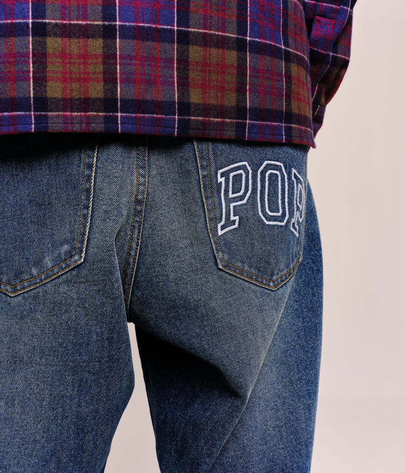 Pop DRS Arch Pants Washed Denim