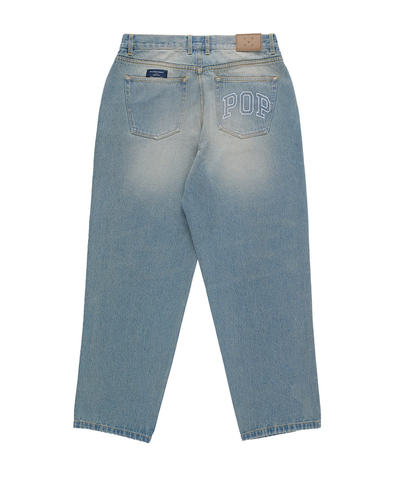 Pop Drs Pant Washed Denim