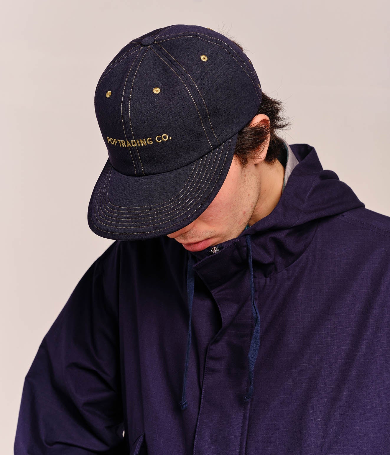 Pop Flexfoam Sixpanel Hat Dark Navy