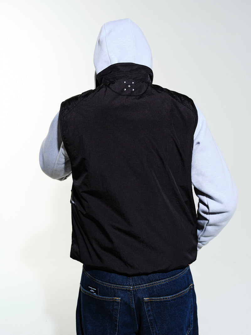 Pop Reversible Safari Vest Anthracite
