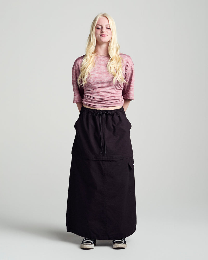 Sophie Zip Off Skirt Anthracite