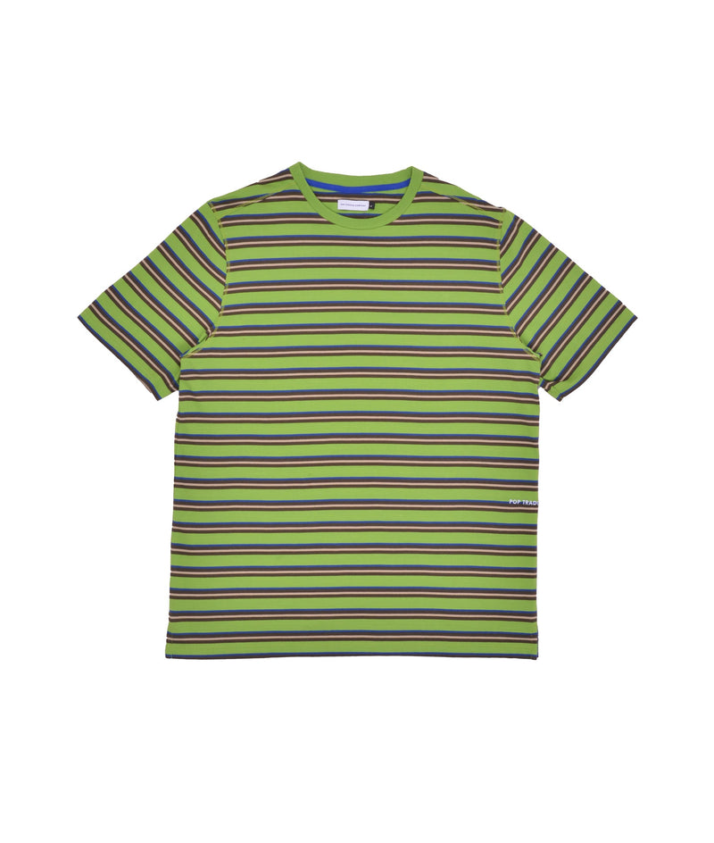 Pop Striped Logo T-Shirt Foliage