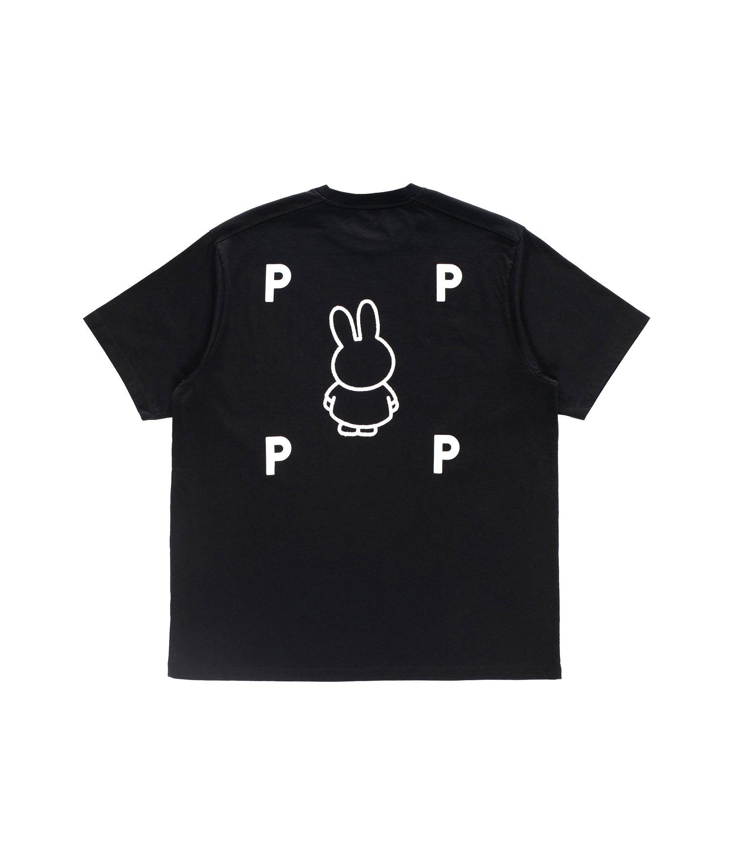 Miffy & Pop Exclusive FS BS Logo T-Shirt Black