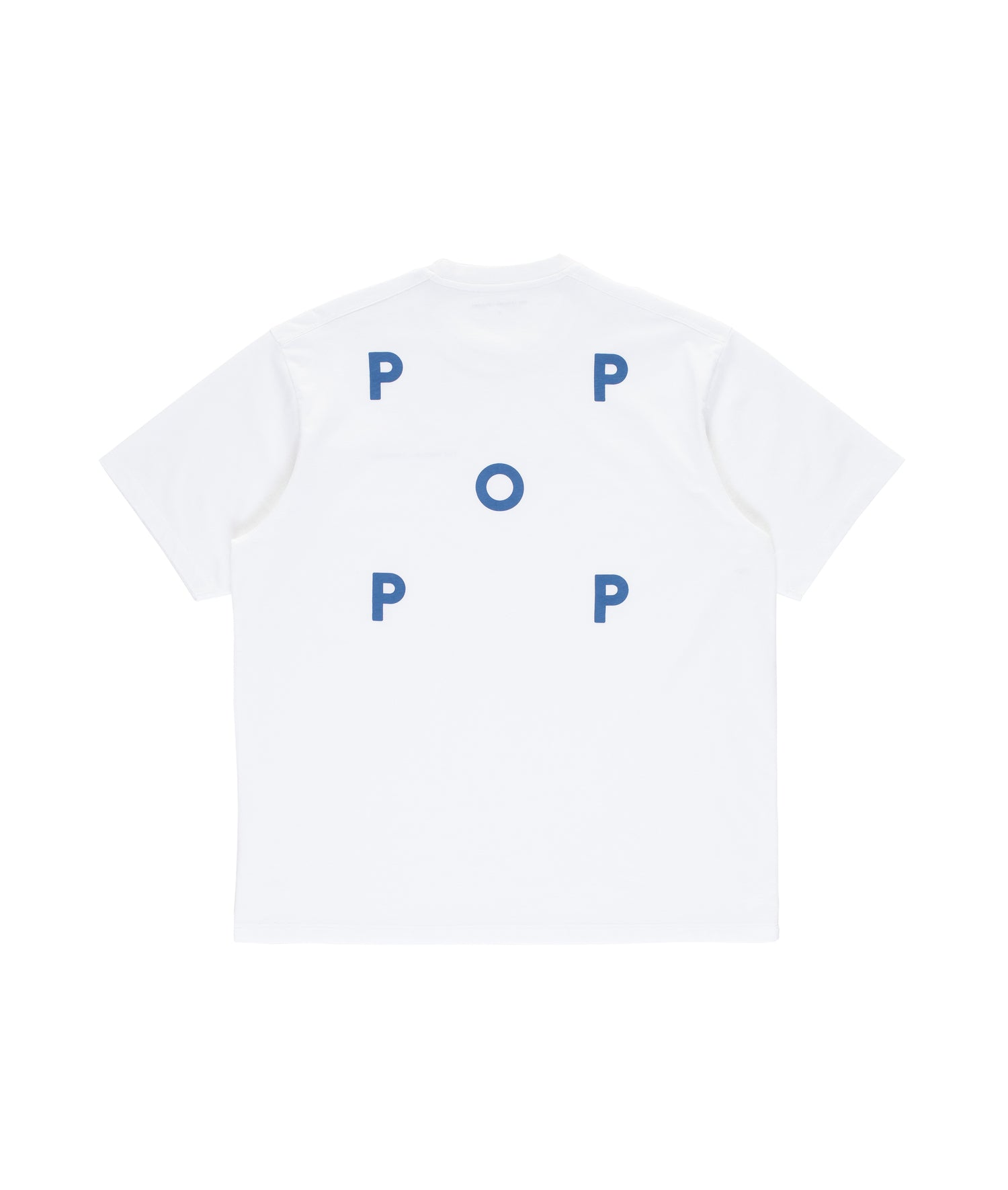 Pop Logo T-Shirt White/Dutch Blue