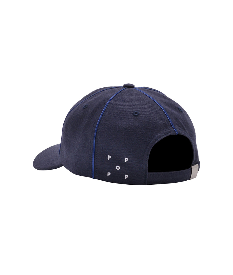 Pop Floral Crest Sixpanel Hat Navy
