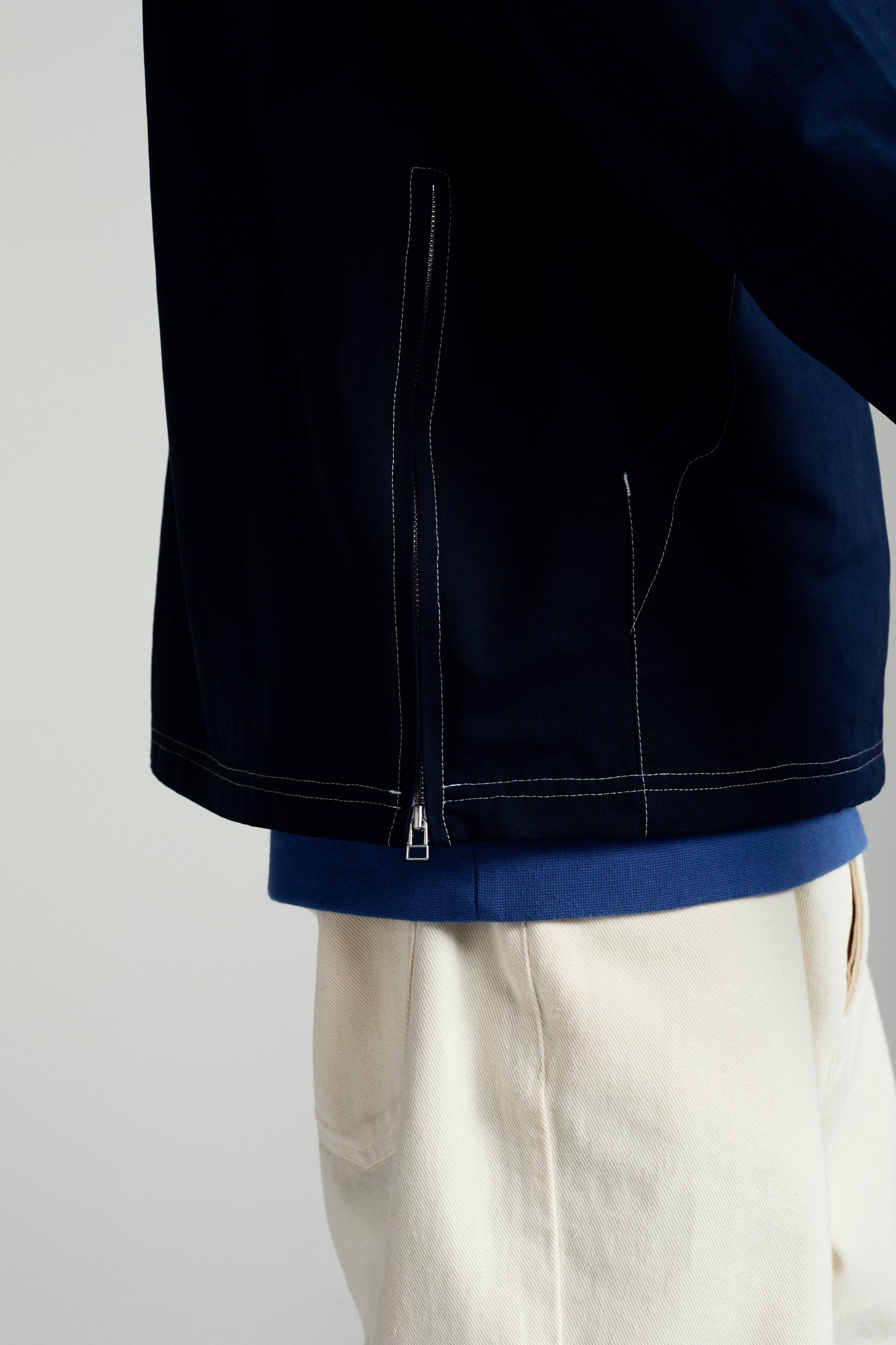 Pop DRS Hooded Halfzip Jacket Navy