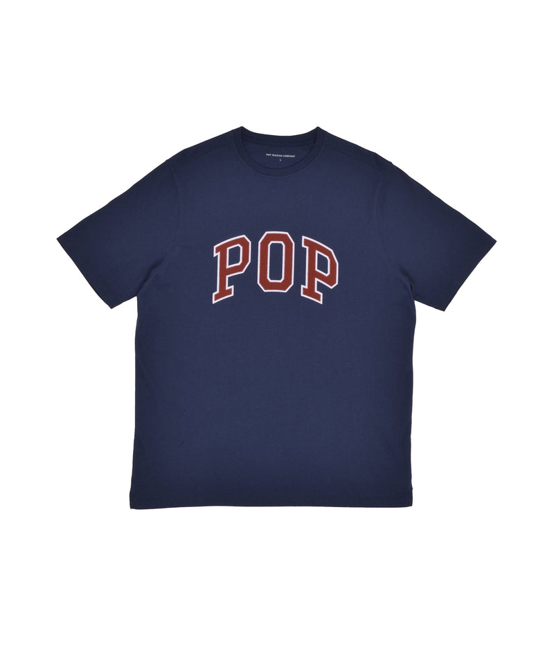 Pop Arch T-Shirt Navy/Fired Brick