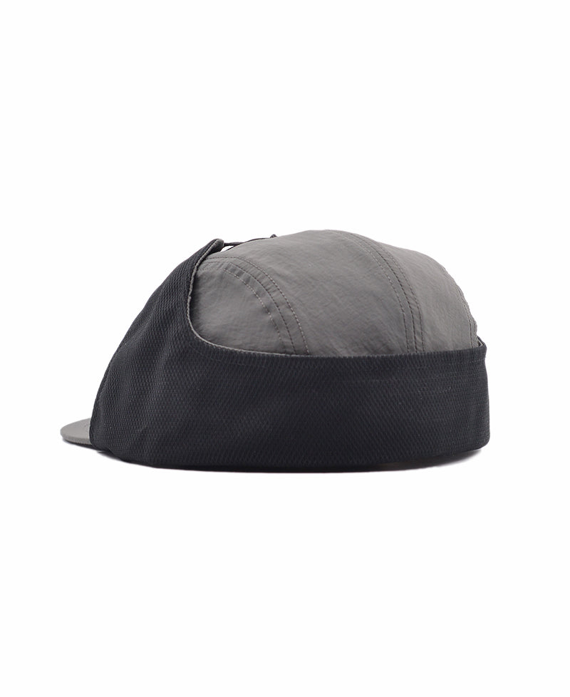 Pop Earflap 5 Panel Hat Charcoal
