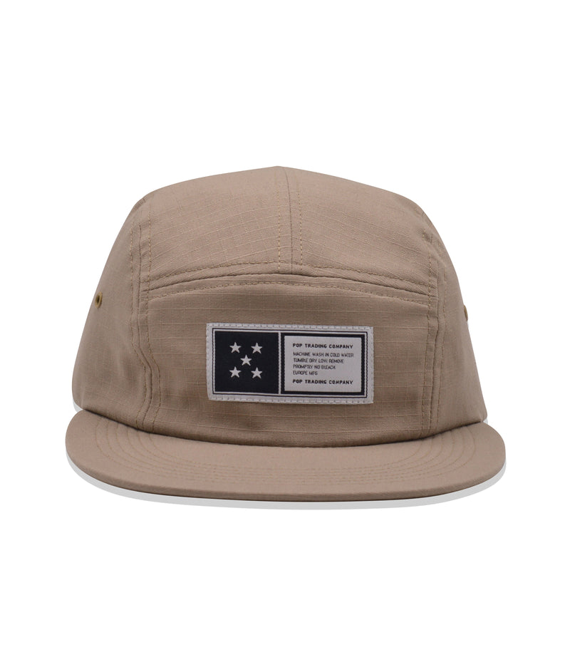 Pop Fivestar 5 Panel Hat Khaki